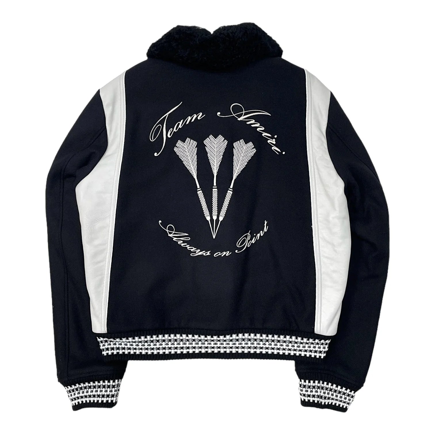 Amiri always on point varsity jacket