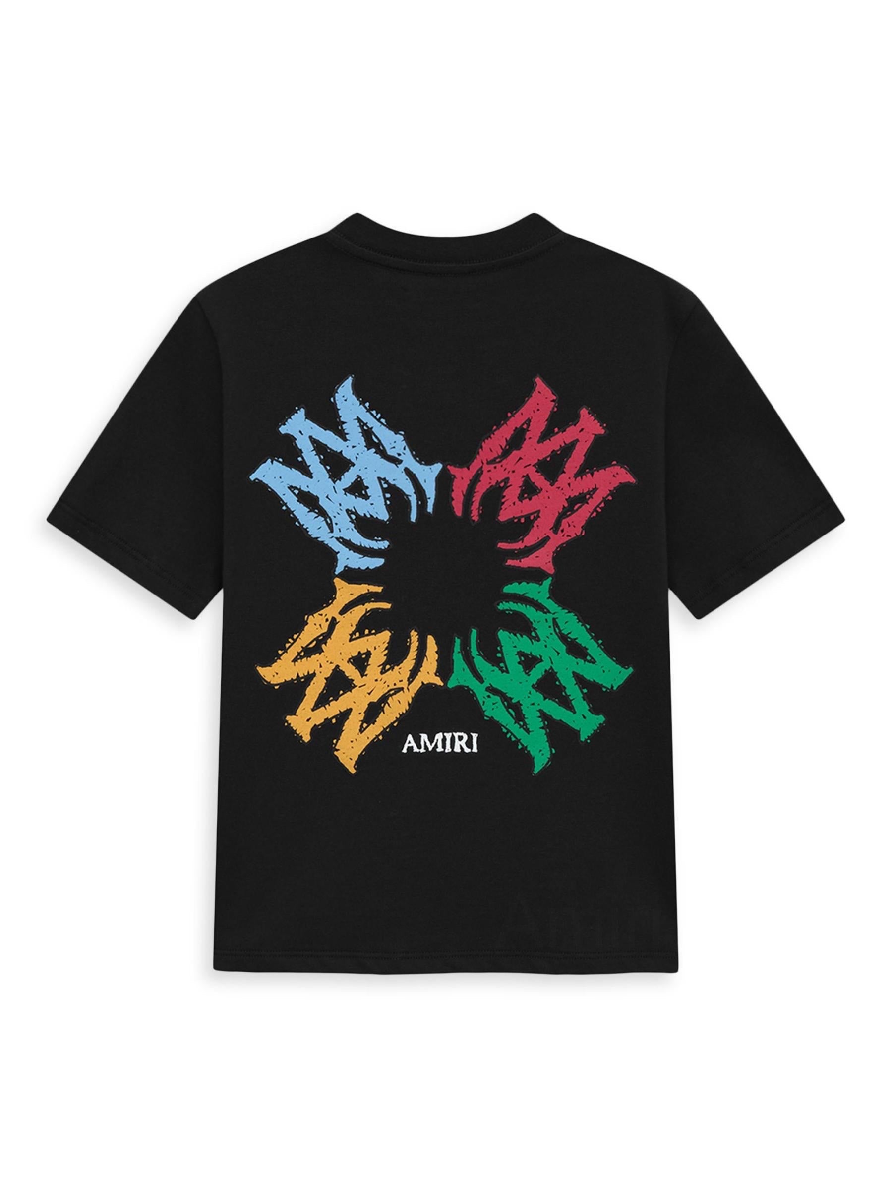 Amiri colors logo tee