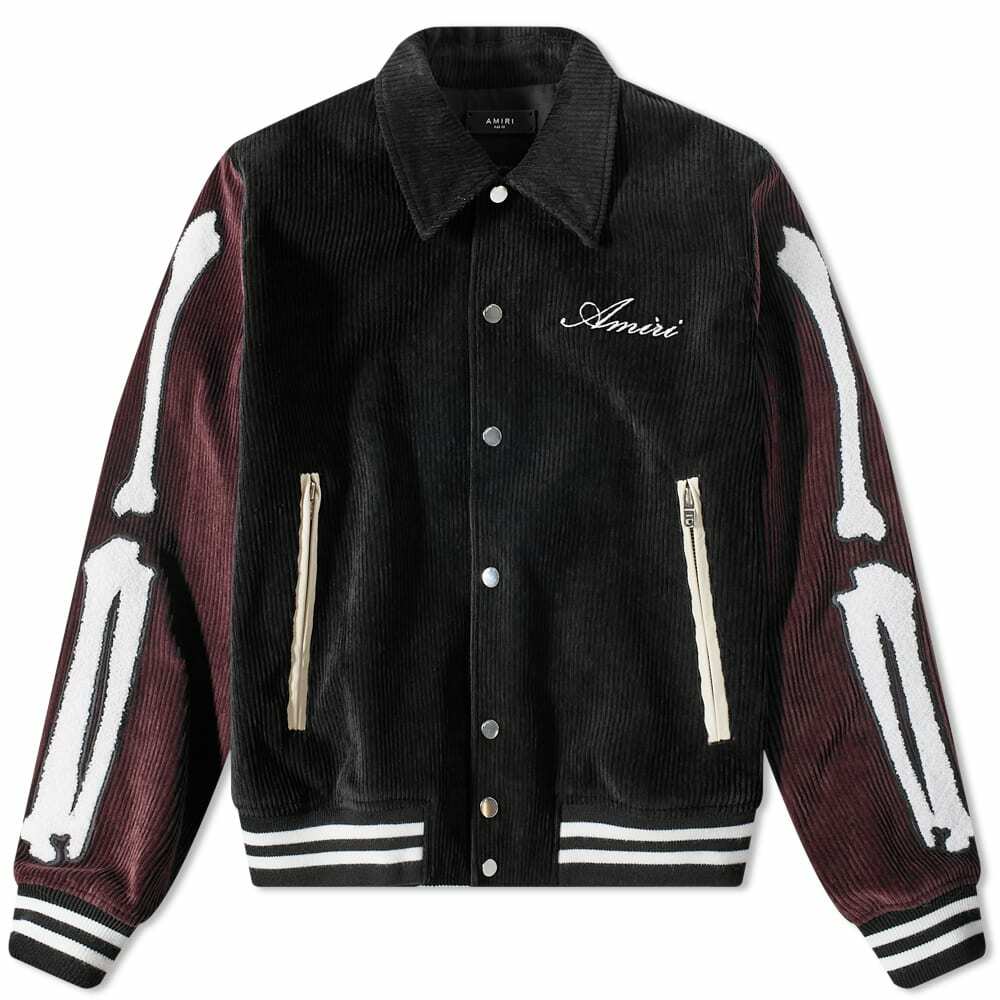 Amiri Bone bomber varsity jacket